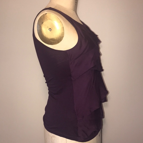 LOFT Tank Top Ruffle Blouse - Picture 4 of 7